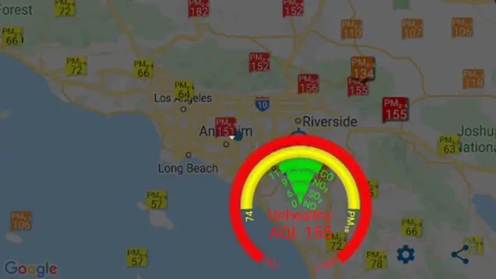 Air quality app & AQI widget android App screenshot 0